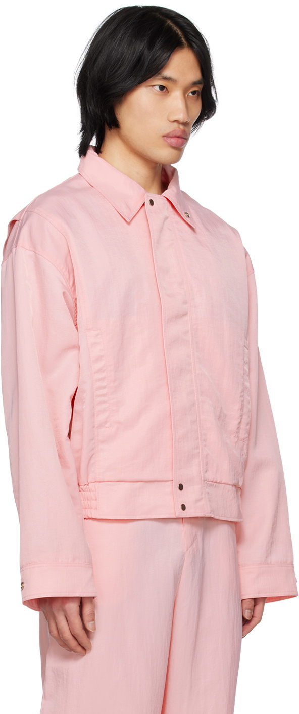 Birrot Pink Giwa Bomber Jacket