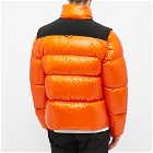 Moncler Men's Leschaux Removable Sleeve Down Jacket in Orange/Black