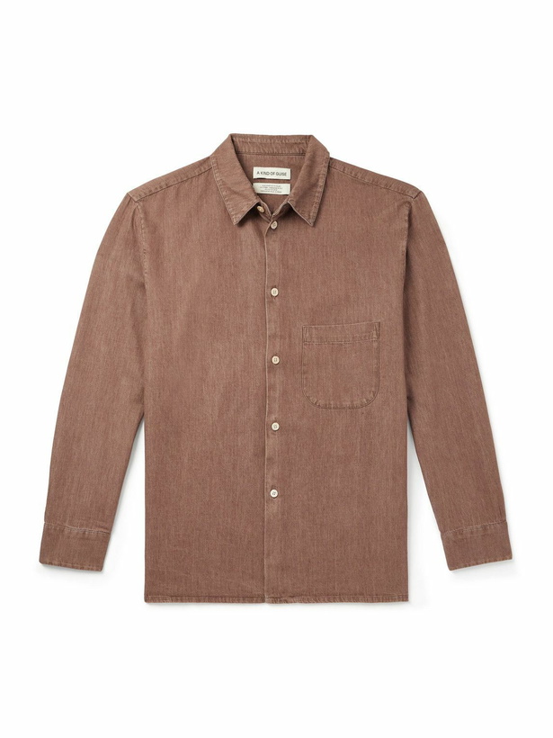 Photo: A Kind Of Guise - Gusto Denim Shirt - Brown