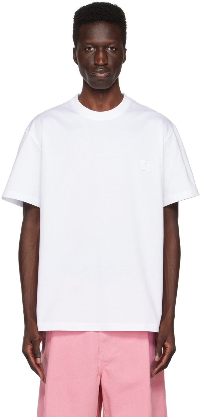 Wooyoungmi White Feather T-Shirt Wooyoungmi