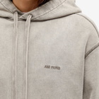 AMI Paris Women's AMI Fade Out Logo Hoodie in Argile