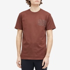 Over Over Men's Eat my Dust Easy T-Shirt in Brown