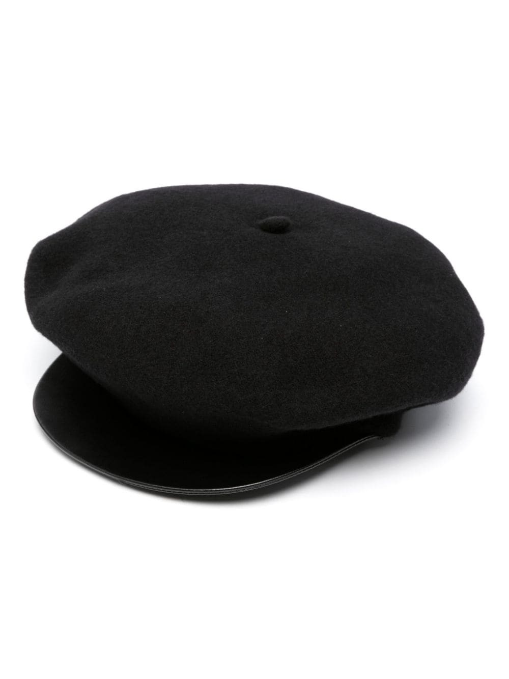 Photo: EMPORIO ARMANI - Wool Visor Basque Hat