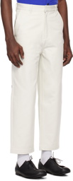 ADER error Beige Patch Trousers