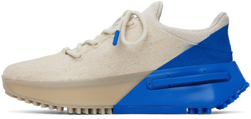 adidas x Humanrace by Pharrell Williams Beige & Blue NMD S1 Mahbs Sneakers