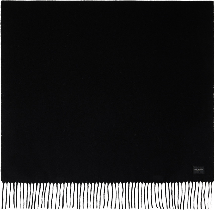 Photo: rag & bone Black Addison Scarf