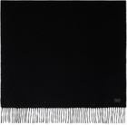 rag & bone Black Addison Scarf