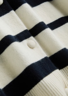 Aexae Striped Cashmere Polo Shirt Stripe