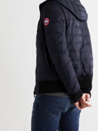 CANADA GOOSE - Cabri Slim-Fit Packable Quilted Nylon-Ripstop Hooded Down Jacket - Blue - S