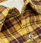 Undercover - Checked Cotton-Flannel Shirt - Men - Yellow