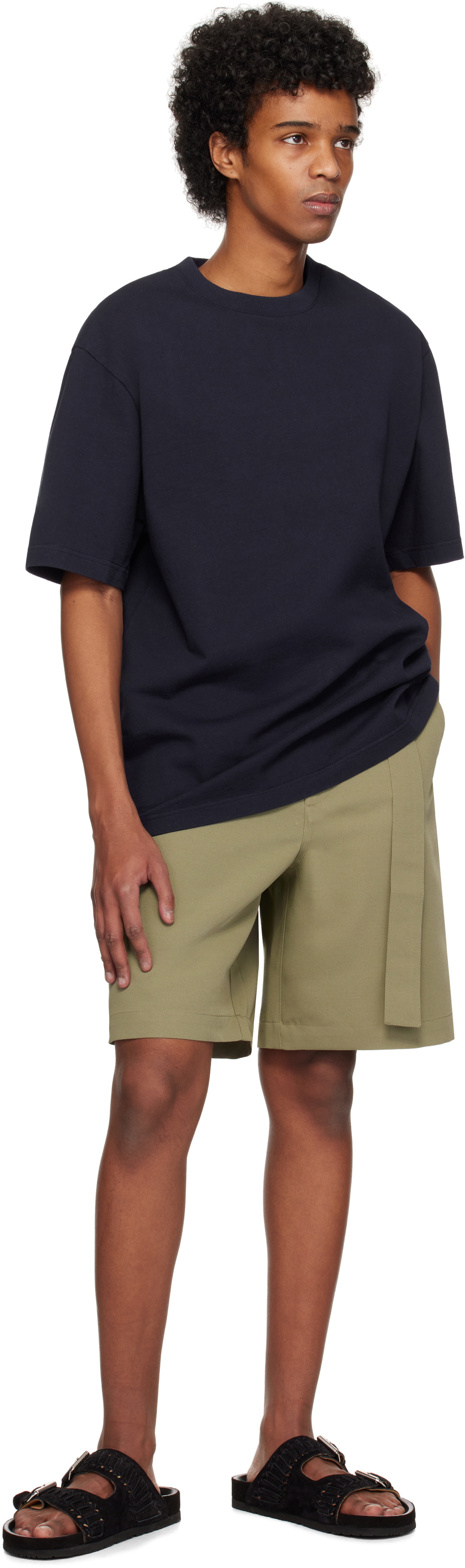 Róhe Navy Oversized T-shirt