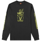 Rapha x Brain Dead Long Sleeve Ghoul T-Shirt in Black