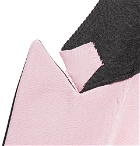 AMIRI - Pink Satin-Trimmed Slub Silk Blazer - Pink