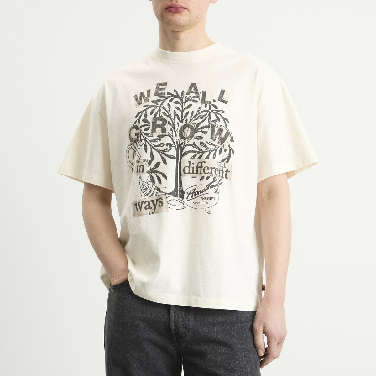Honor the Gift Men's We All Grow T-Shirt in White