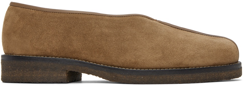 Photo: LEMAIRE Brown Piped Loafers
