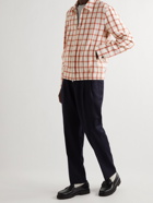 Mr P. - Checked Cotton-Blend Blouson Jacket - Orange