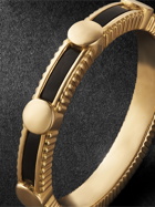 Viltier - Alliance Rayon 18-Karat Gold Oynx Ring - Gold