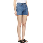Acne Studios Bla Konst Blue Denim Swamp Shorts