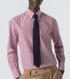 Brunello Cucinelli Striped cotton poplin shirt