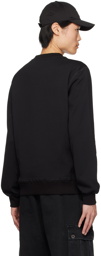 Dolce & Gabbana Black Branded Sweatshirt