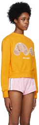 Palm Angels Yellow Bear Sweatshirt