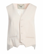 Fendi Womens Tailored Vest Ivory