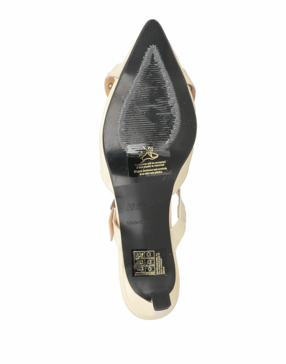 Alohas Womens Mules & Clogs Cream