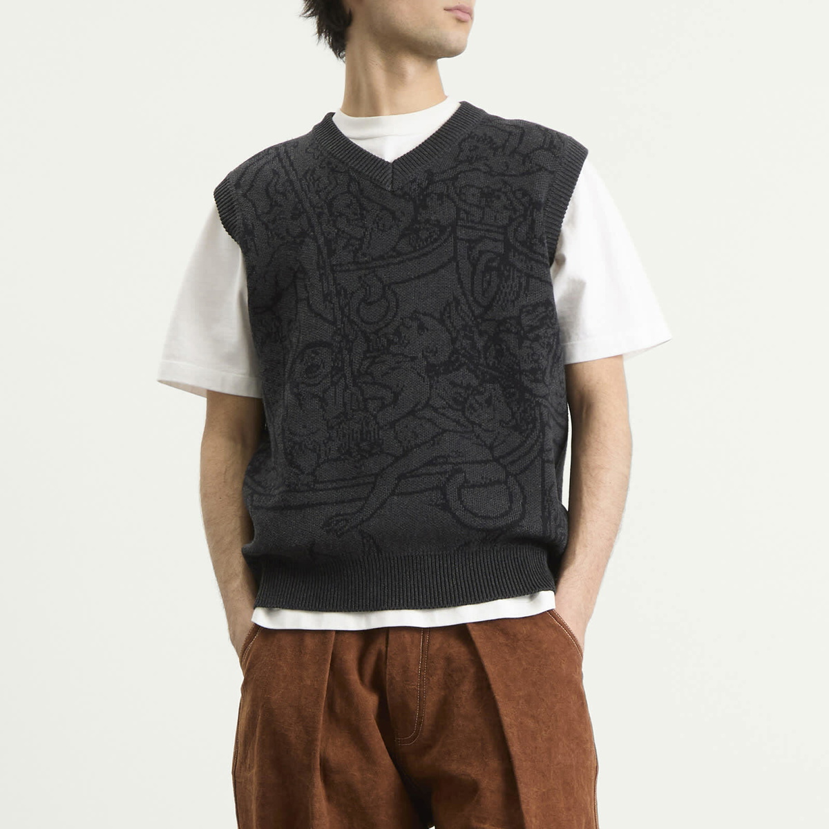 Heresy Men's Hades Vest in Charcoal