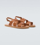 Ancient Greek Sandals Miltos leather slingback sandals