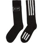 Y-3 Black Wool-Nylon Socks