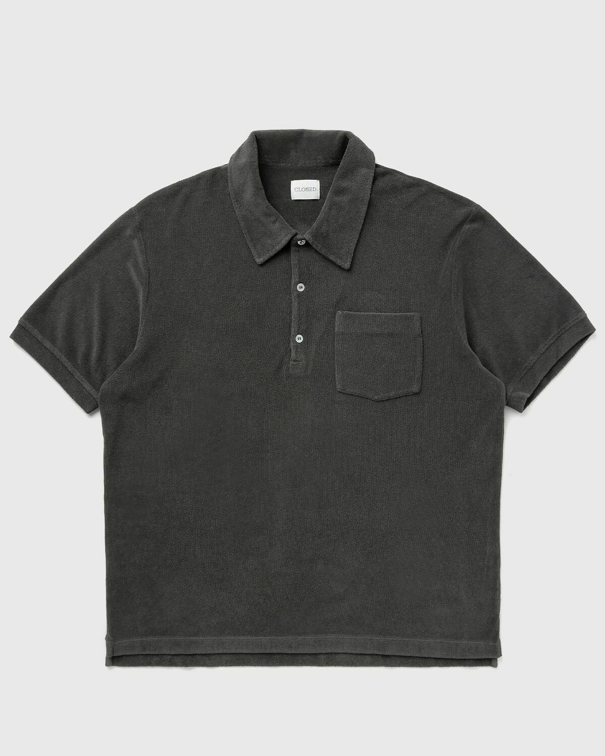 CLOSED SHORT SLEEVE POLO Grey Men