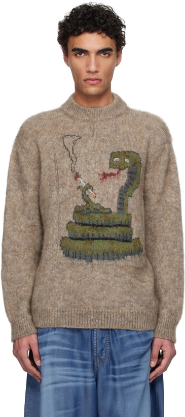 Photo: Magliano Beige Biscia Knit Sweater
