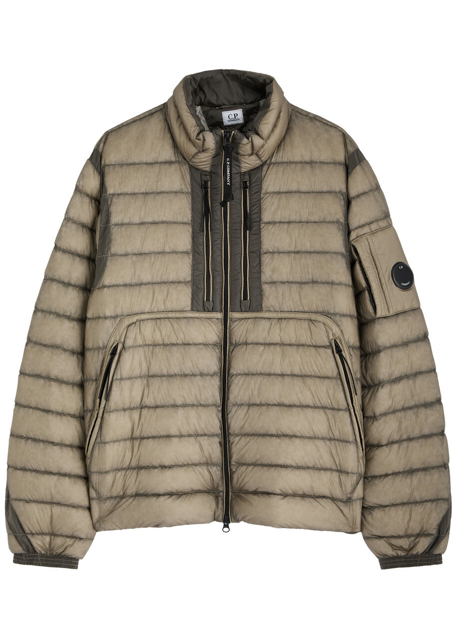 C.P. Company Quilted Shell Jacket Khaki C.P. Company