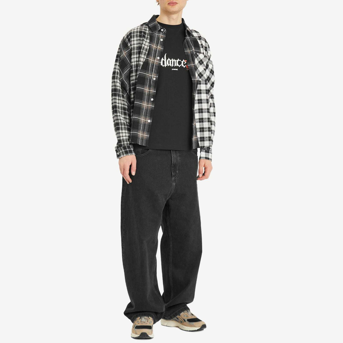 POSTAL Men's Dance T-Shirt in Black