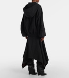 The Attico Cotton fleece hoodie