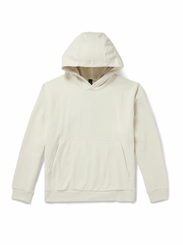 Photo: Lululemon - Steady State Cotton-Blend Jersey Hoodie - Neutrals