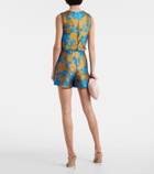 La DoubleJ Margarita floral jacquard shorts