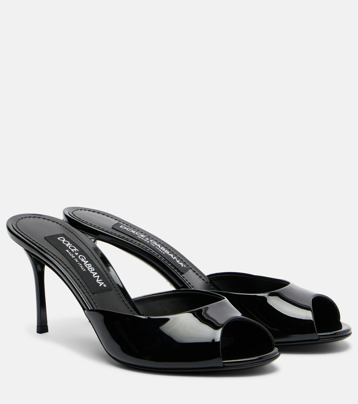 Dolce&Gabbana Keira patent leather mules