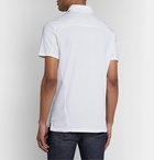 Derek Rose - Ramsay Stretch Cotton and Tencel-Blend Piqué Polo Shirt - White