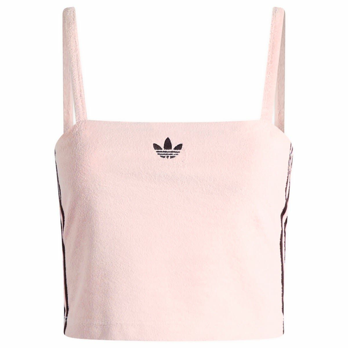 Adidas Women's Terry Towel Tank Top in Sandy Pink