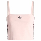 Adidas Women's Terry Towel Tank Top in Sandy Pink