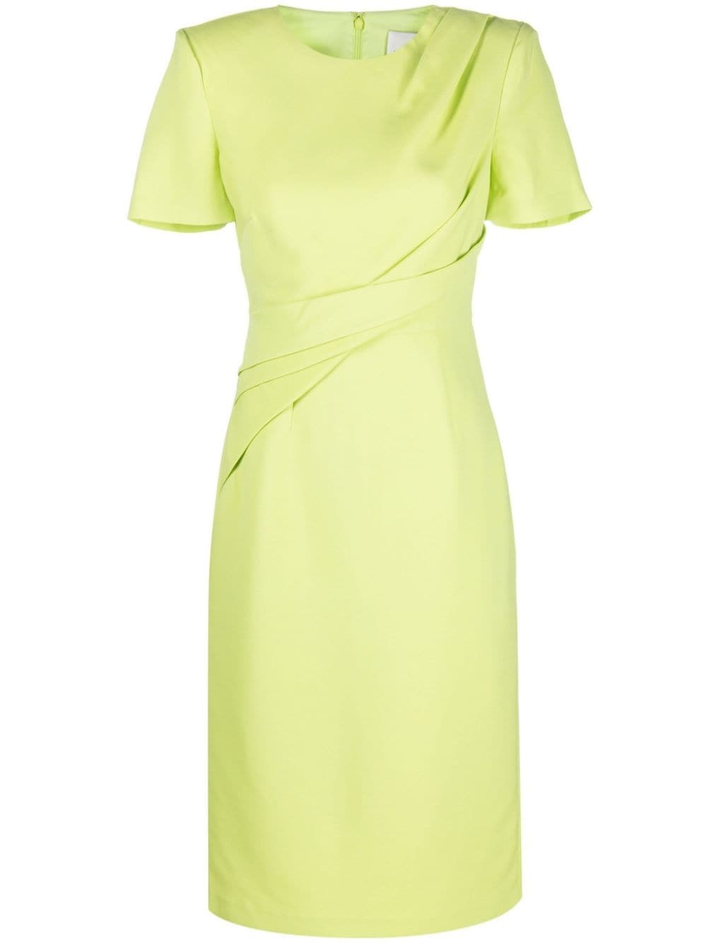 ROLAND MOURET - Silk Wool Midi Dress Roland Mouret