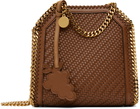 Stella McCartney Tan Woven Falabella Tiny Bag