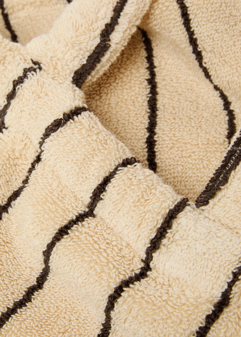 Bongusta Naram Small Striped Terry bag - Cream - One Size