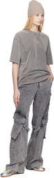 Acne Studios Gray Canvas Cargo Pants