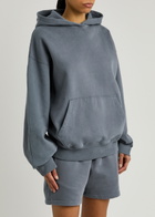 Represent Owners Club Boyfriend Hooded Cotton Sweatshirt Blue