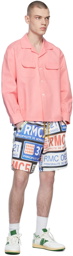 Rhude SSENSE Exclusive Pink Button-Up Shirt