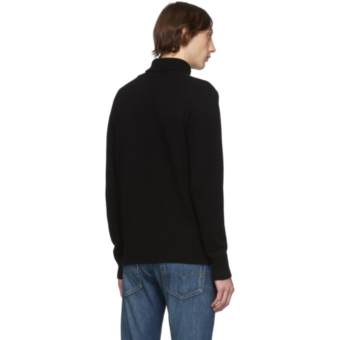 Eidos Black Cashmere Turtleneck