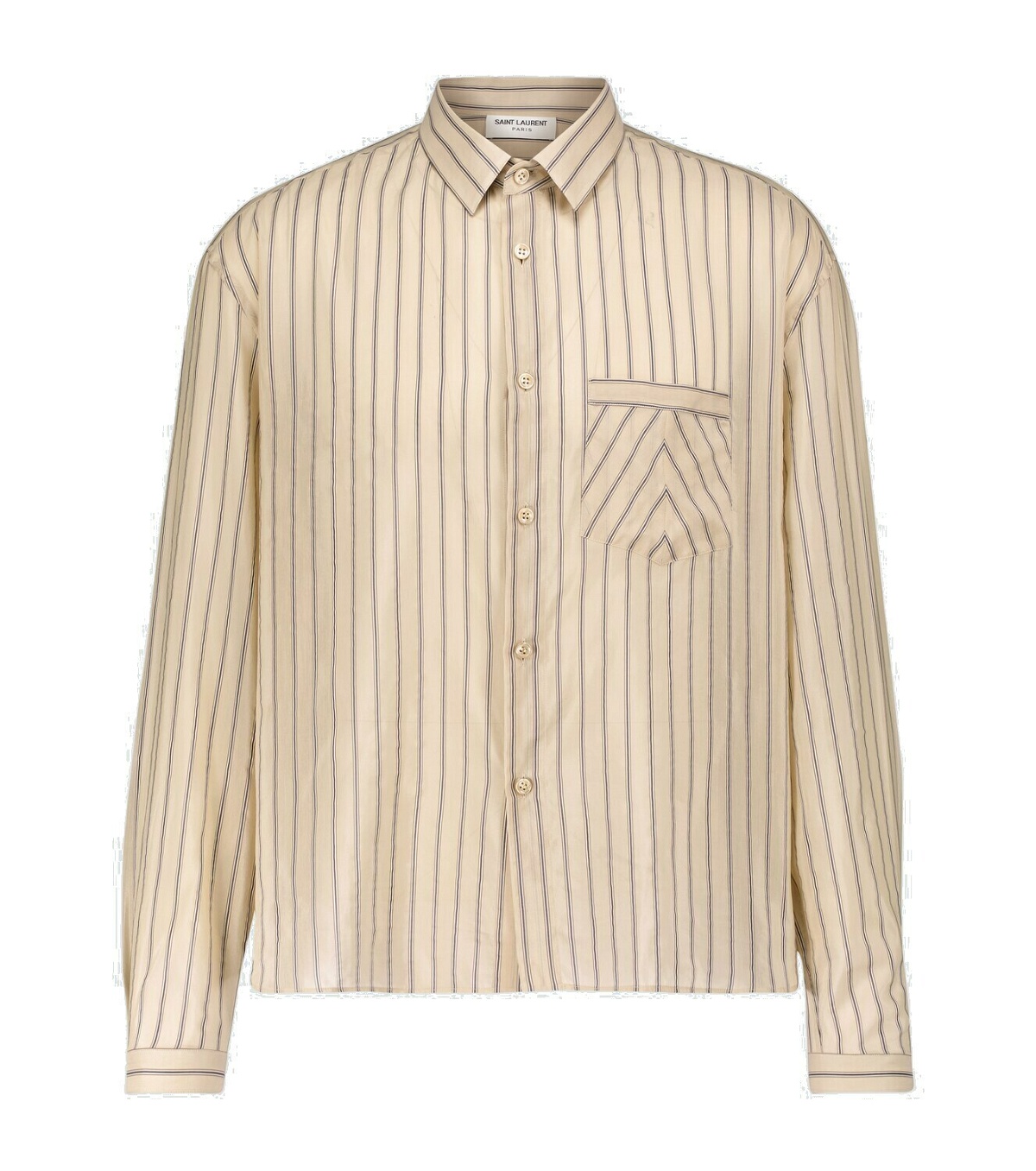 Photo: Saint Laurent Striped long-sleeved shirt