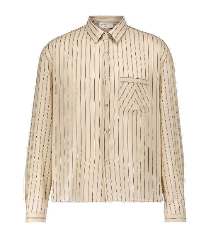 Photo: Saint Laurent Striped long-sleeved shirt